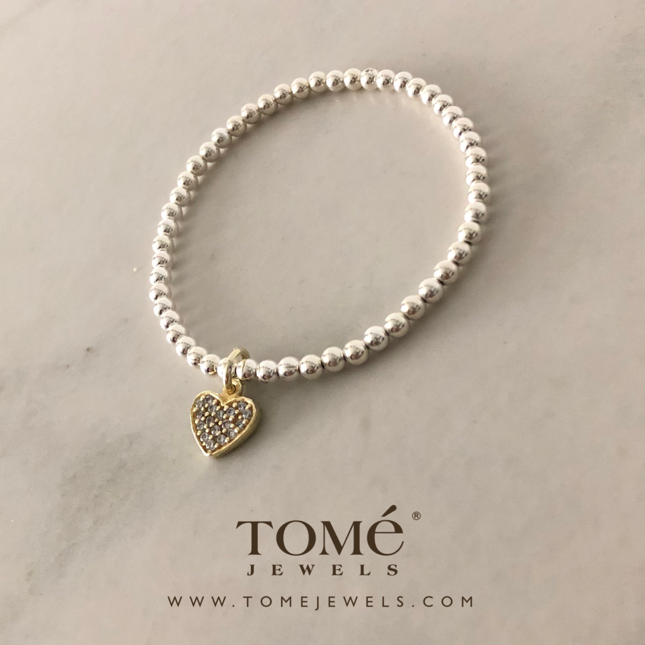 Pulsera Corazón con Zirconia Cúbica SF - Imagen 3