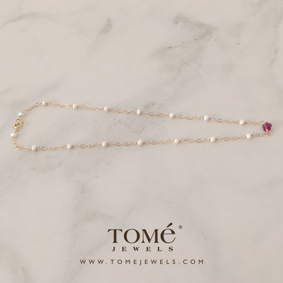 Alternative view of Collar con Flor de Cristal