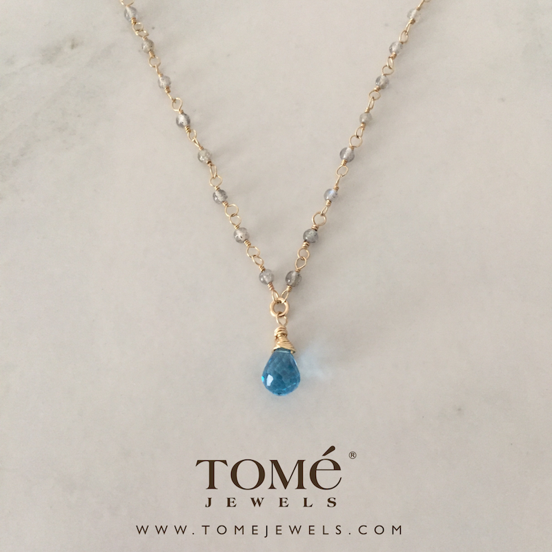 Alternative view of Collar Azul Brillante