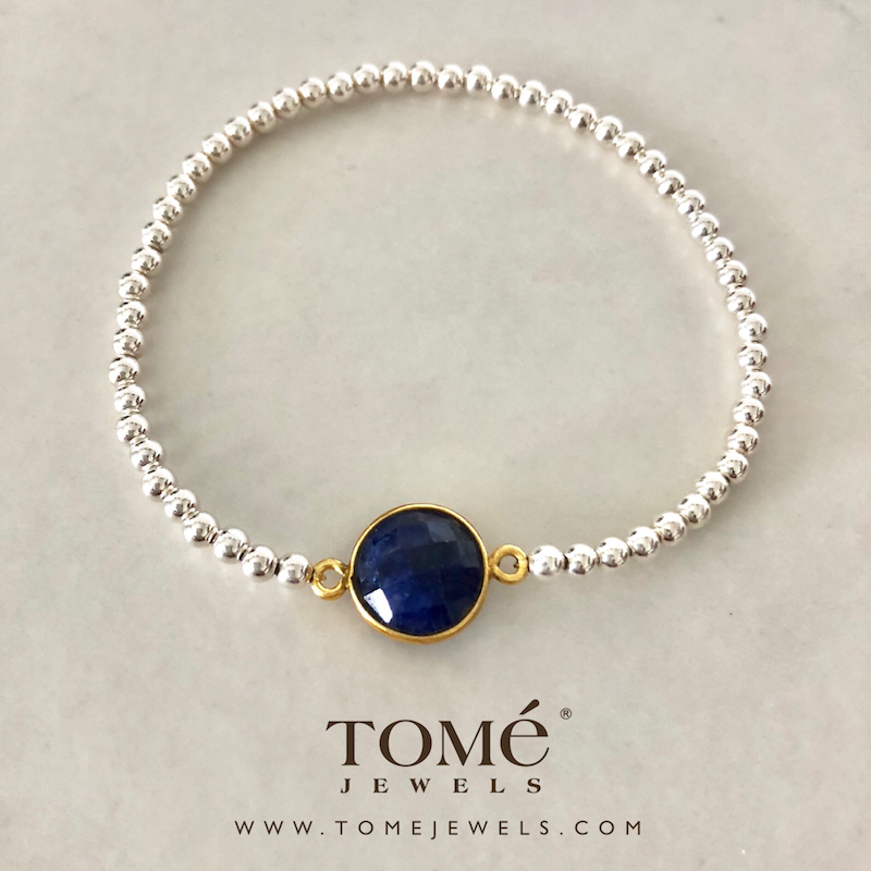 Pulsera Celestial Círculo Safiro SF 11mm