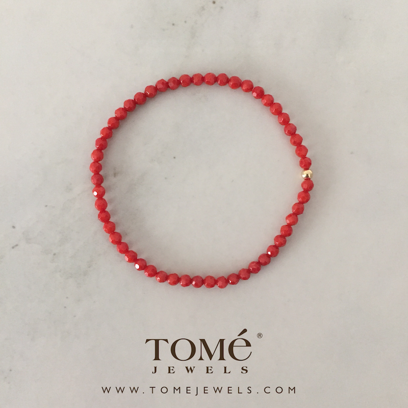 Pulsera Coral Rojo II 3mm