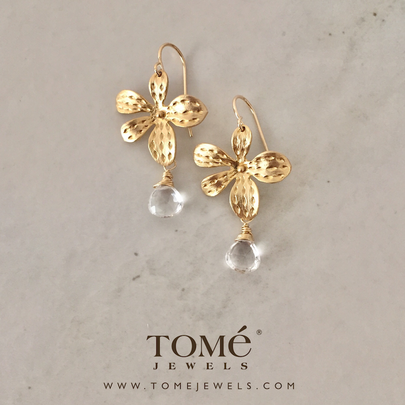Aretes Flor Margarita
