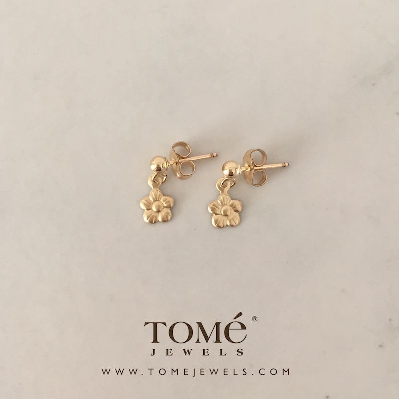 Aretes Poste Flor