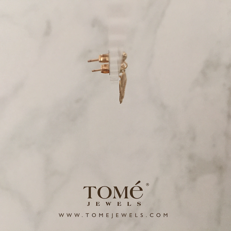 Aretes Poste Mariposa - Imagen 3