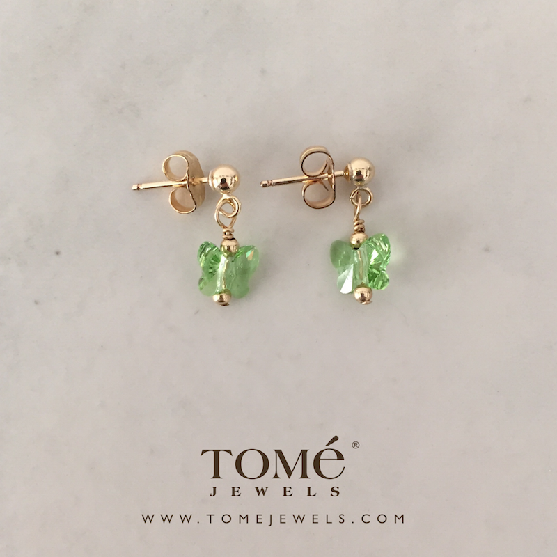 Aretes Mariposa SW Verde - Imagen 3