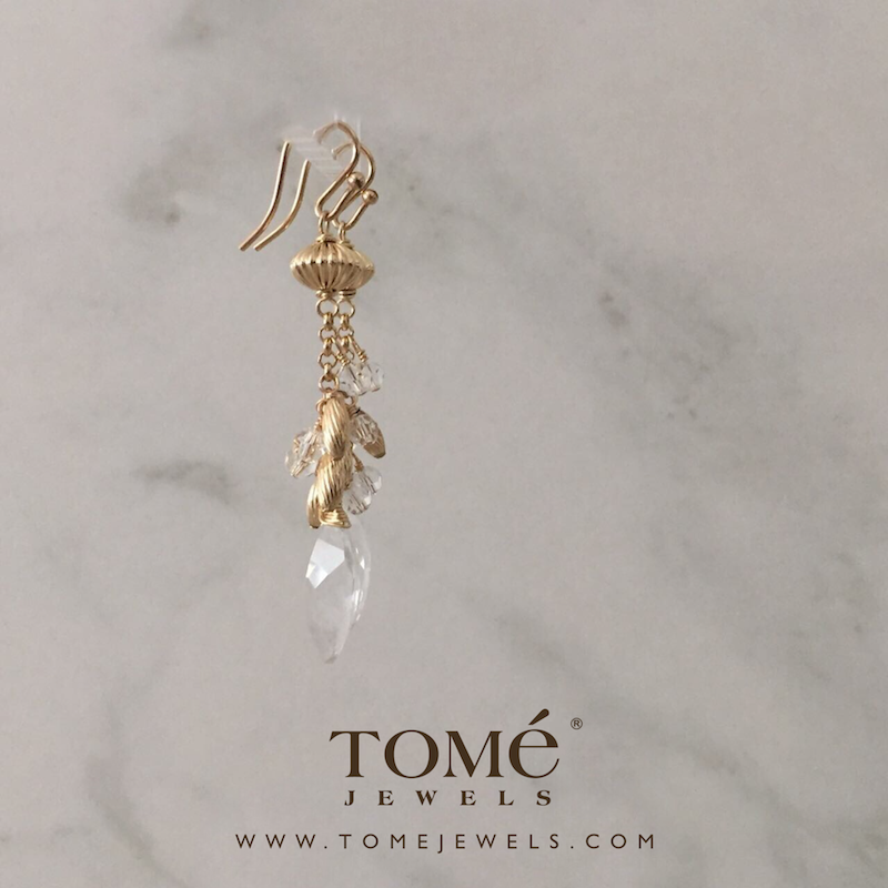 Aretes Largos con Cristal - Imagen 4