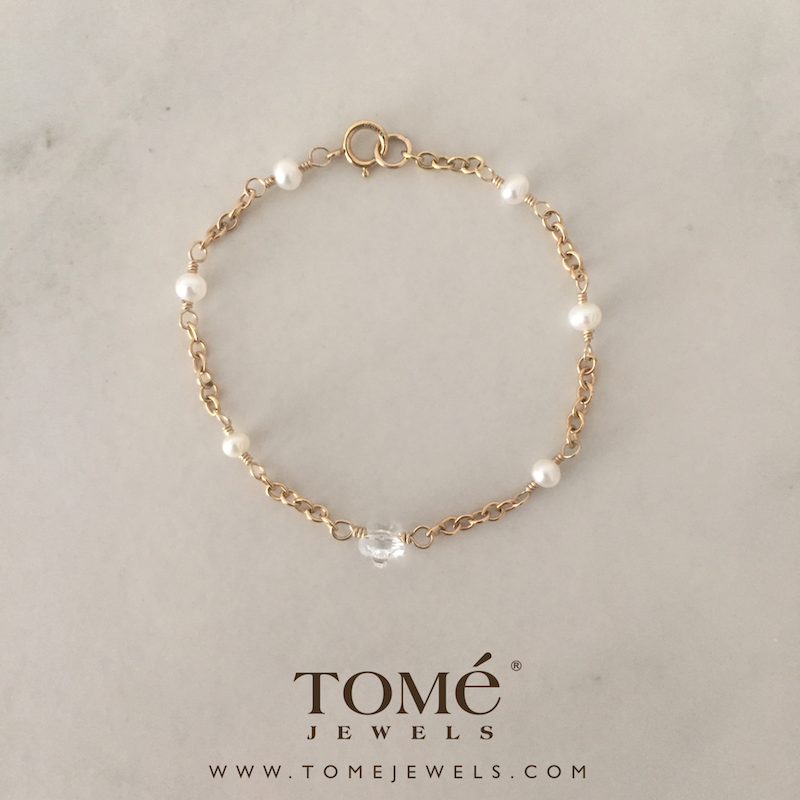 Pulsera con Flor SW Cristal