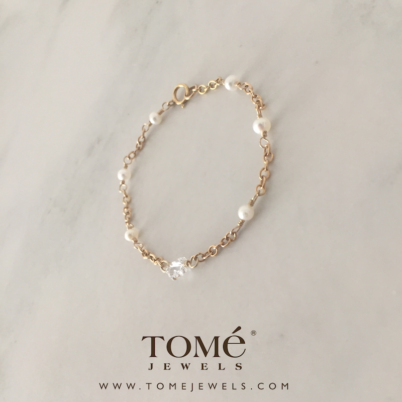 Alternative view of Pulsera con Flor SW Cristal